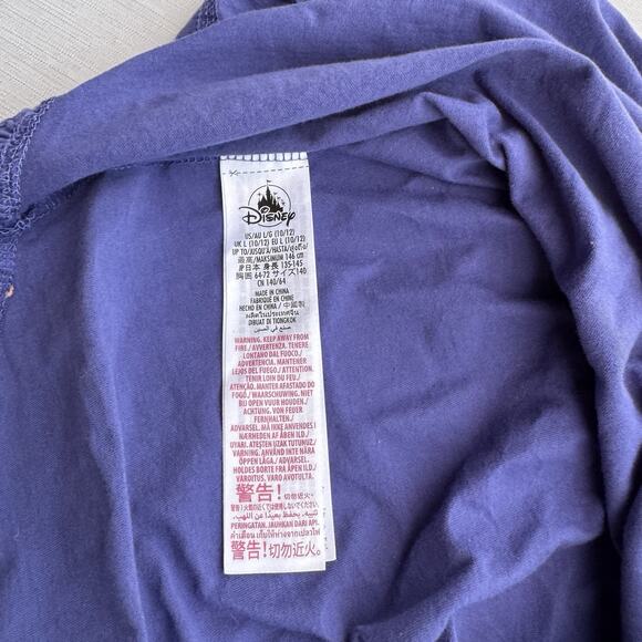 Walt Disney World 50th Anniversary Tank Top Girl L 10/12 Gold Foil Mickey - Picture 5 of 7